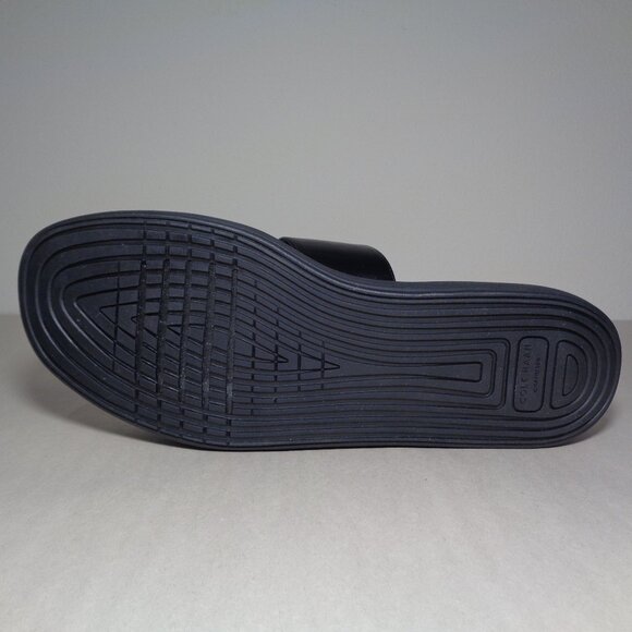 Cole Haan Size 8 M ORIGINALGRAND PLATFORM SLIDES Black Sandals New Women's Shoes - Picture 14 of 16